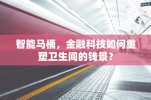 智能马桶，金融科技如何重塑卫生间的钱景？