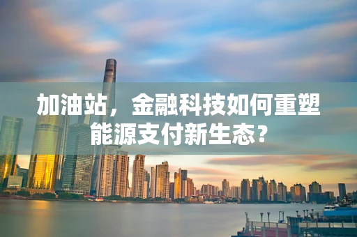 加油站，金融科技如何重塑能源支付新生态？