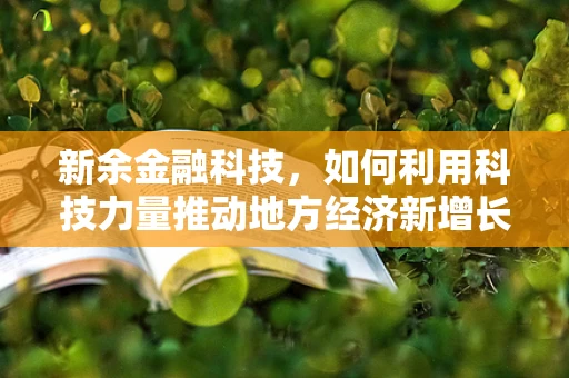 新余金融科技，如何利用科技力量推动地方经济新增长？