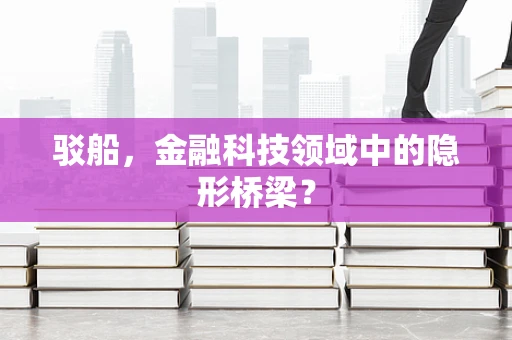 驳船，金融科技领域中的隐形桥梁？
