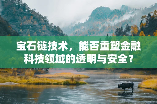 宝石链技术，能否重塑金融科技领域的透明与安全？
