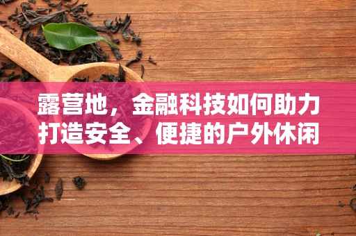 露营地，金融科技如何助力打造安全、便捷的户外休闲新体验？