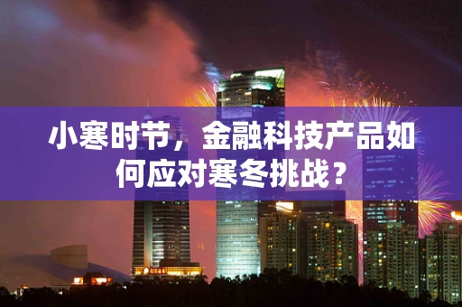 小寒时节，金融科技产品如何应对寒冬挑战？