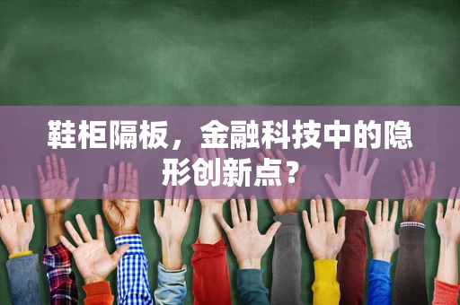 鞋柜隔板，金融科技中的隐形创新点？