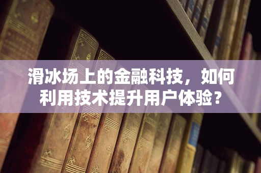 滑冰场上的金融科技，如何利用技术提升用户体验？