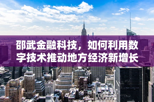 邵武金融科技，如何利用数字技术推动地方经济新增长？