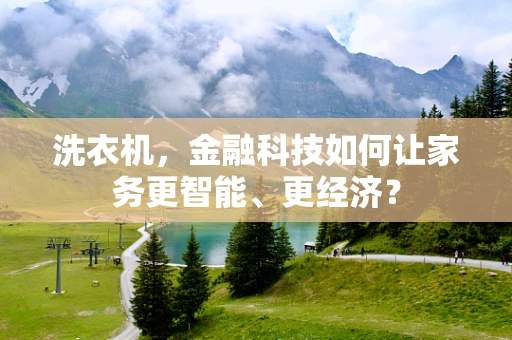 洗衣机，金融科技如何让家务更智能、更经济？
