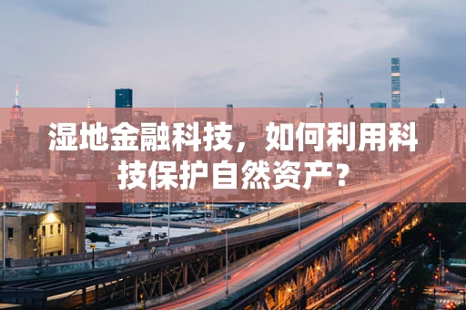 湿地金融科技，如何利用科技保护自然资产？