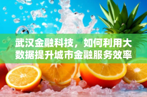 武汉金融科技，如何利用大数据提升城市金融服务效率？