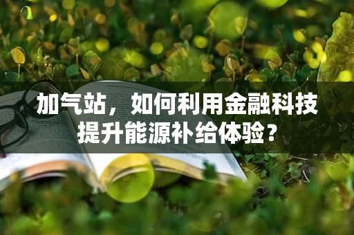 加气站，如何利用金融科技提升能源补给体验？