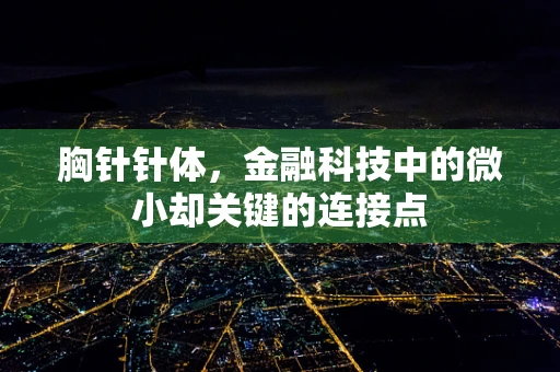 胸针针体，金融科技中的微小却关键的连接点