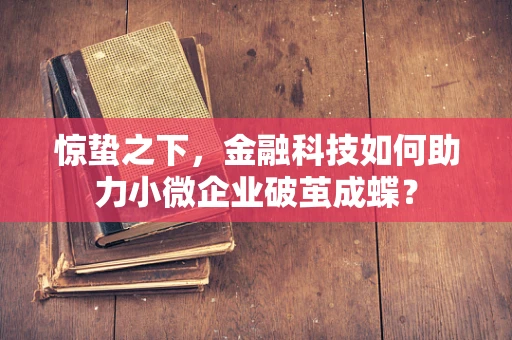 惊蛰之下，金融科技如何助力小微企业破茧成蝶？