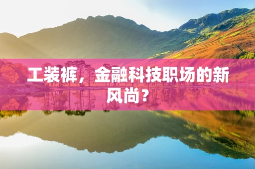 工装裤，金融科技职场的新风尚？