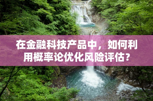 在金融科技产品中，如何利用概率论优化风险评估？