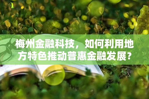 梅州金融科技，如何利用地方特色推动普惠金融发展？