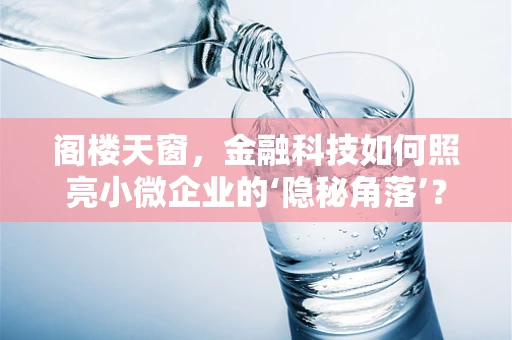 阁楼天窗，金融科技如何照亮小微企业的‘隐秘角落’？