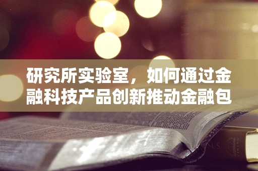 研究所实验室，如何通过金融科技产品创新推动金融包容性？