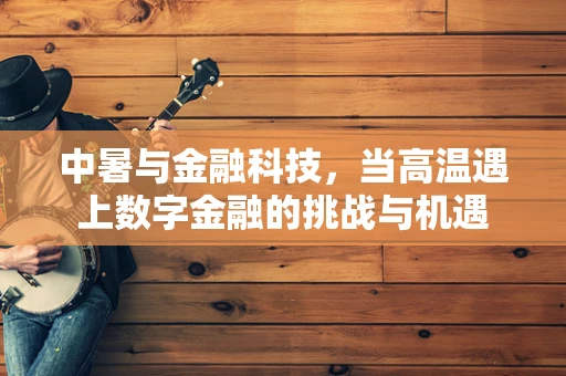 中暑与金融科技，当高温遇上数字金融的挑战与机遇