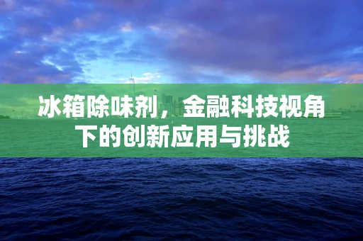 冰箱除味剂，金融科技视角下的创新应用与挑战