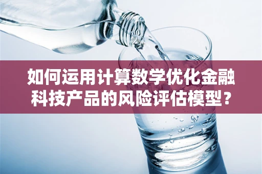 如何运用计算数学优化金融科技产品的风险评估模型？