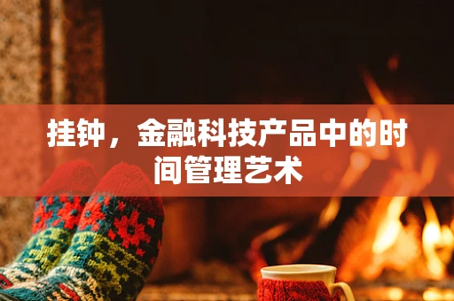 挂钟，金融科技产品中的时间管理艺术