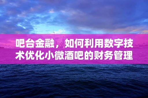 吧台金融，如何利用数字技术优化小微酒吧的财务管理？