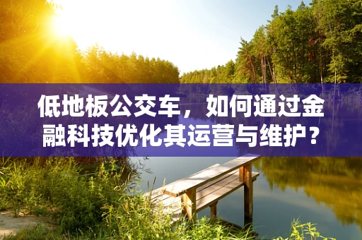 低地板公交车，如何通过金融科技优化其运营与维护？