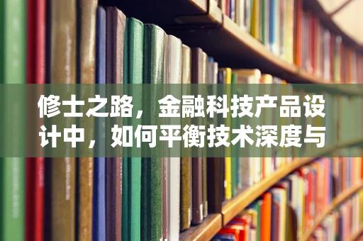 修士之路，金融科技产品设计中，如何平衡技术深度与市场广度？