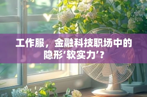 工作服，金融科技职场中的隐形‘软实力’？