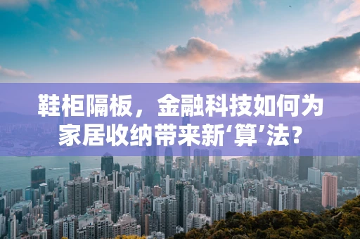 鞋柜隔板，金融科技如何为家居收纳带来新‘算’法？