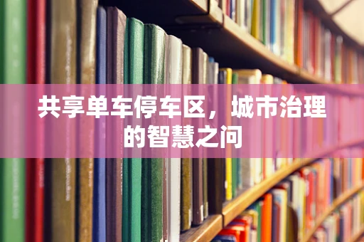 共享单车停车区，城市治理的智慧之问