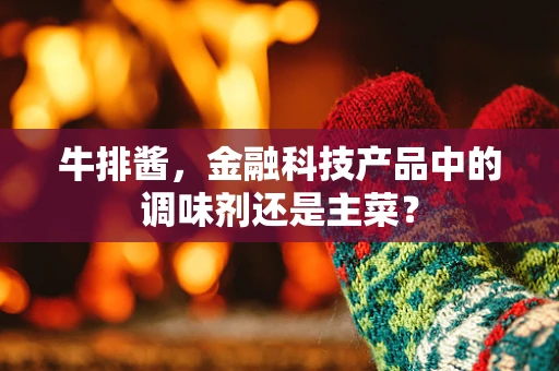 牛排酱，金融科技产品中的调味剂还是主菜？
