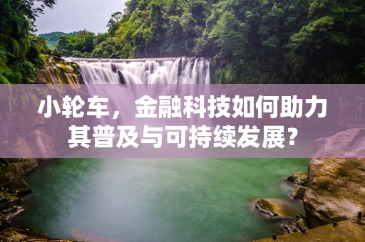 小轮车，金融科技如何助力其普及与可持续发展？