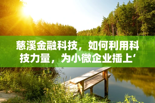 慈溪金融科技，如何利用科技力量，为小微企业插上‘智慧’翅膀？