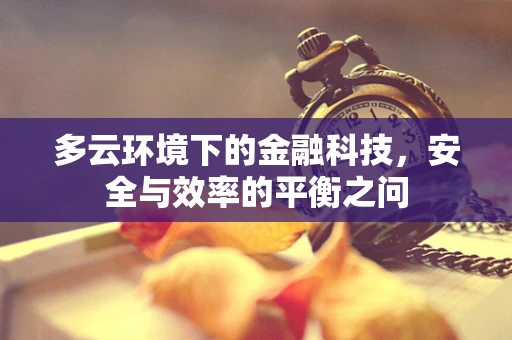 多云环境下的金融科技，安全与效率的平衡之问