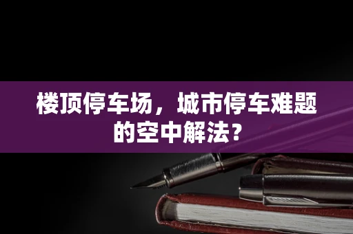 楼顶停车场，城市停车难题的空中解法？