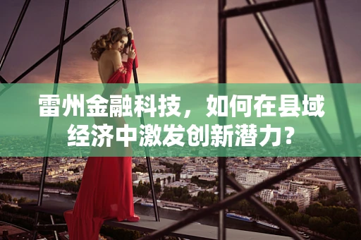 雷州金融科技，如何在县域经济中激发创新潜力？