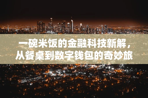 一碗米饭的金融科技新解，从餐桌到数字钱包的奇妙旅程