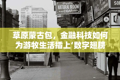 草原蒙古包，金融科技如何为游牧生活插上‘数字翅膀’？