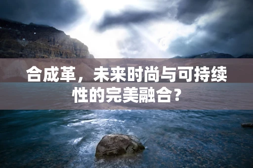 合成革，未来时尚与可持续性的完美融合？