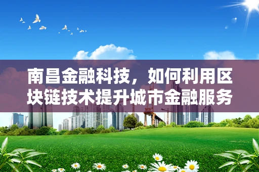 南昌金融科技，如何利用区块链技术提升城市金融服务效率？