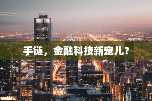手链，金融科技新宠儿？