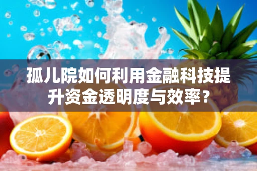 孤儿院如何利用金融科技提升资金透明度与效率？