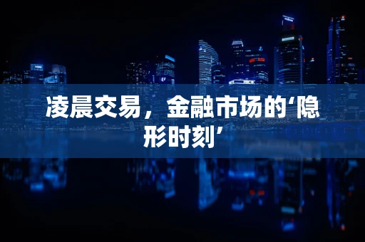 凌晨交易，金融市场的‘隐形时刻’