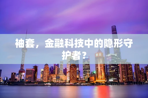 袖套，金融科技中的隐形守护者？