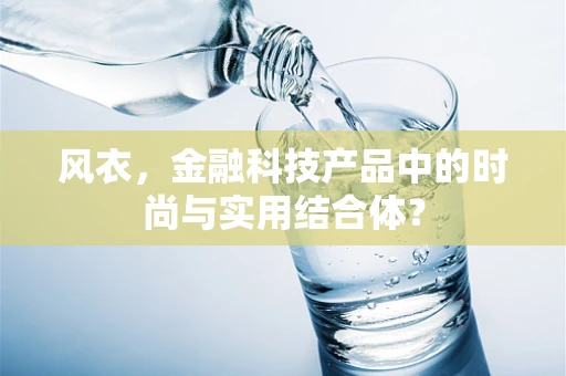 风衣，金融科技产品中的时尚与实用结合体？