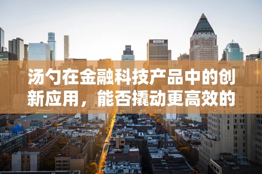 汤勺在金融科技产品中的创新应用，能否撬动更高效的客户服务？