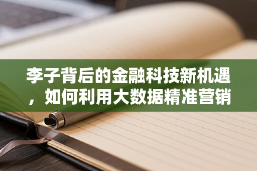 李子背后的金融科技新机遇，如何利用大数据精准营销？