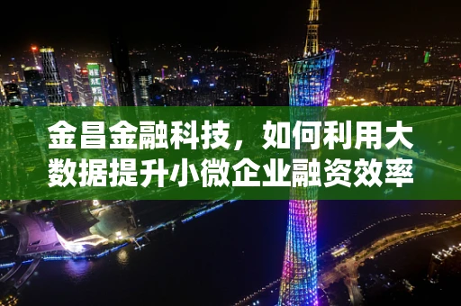 金昌金融科技，如何利用大数据提升小微企业融资效率？