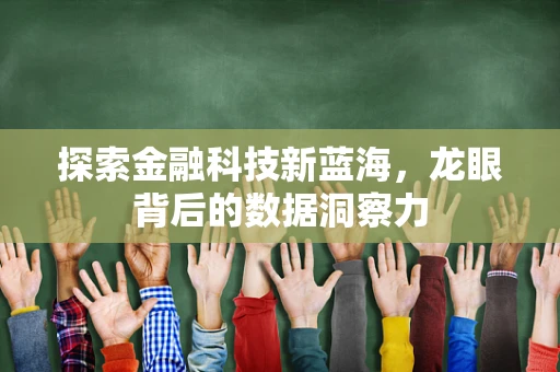 探索金融科技新蓝海，龙眼背后的数据洞察力